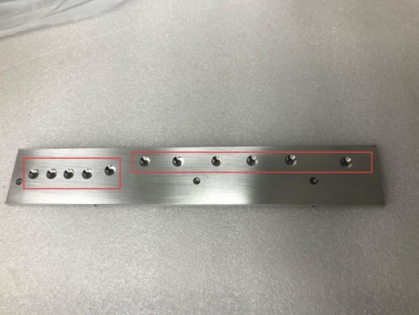 Drill countersunk holes